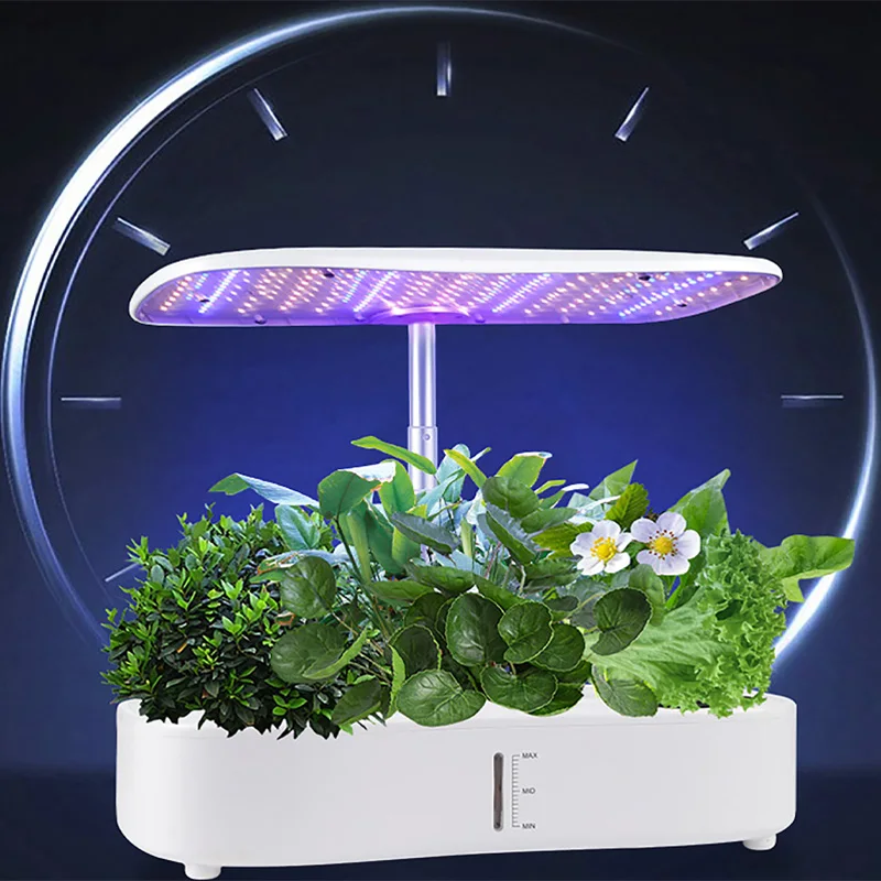 3.8L Water Tank Water Pump Smart Control 12 Slots Practical Mini Family Planting Grow Lights