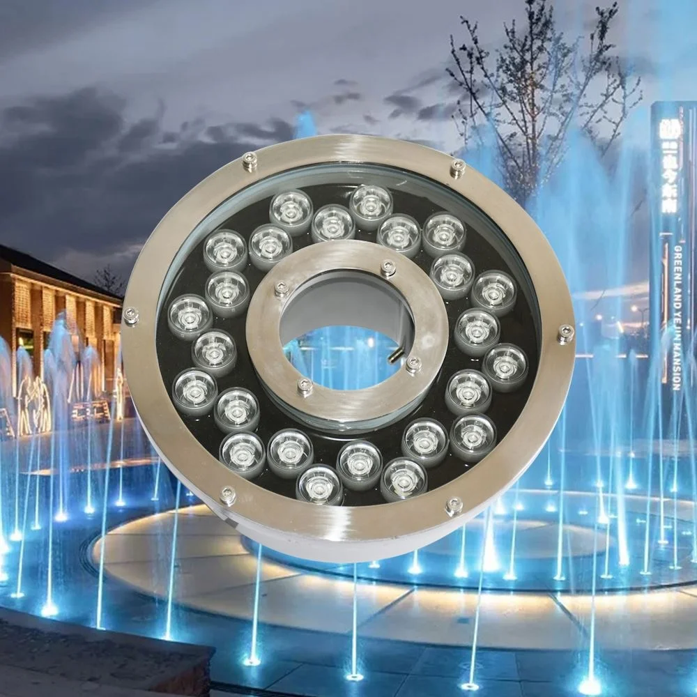 Fountain Lights Underwater Water Dance Light Fountain 6W 9W 12W 15W 18W 24W Christmas Fountain Light