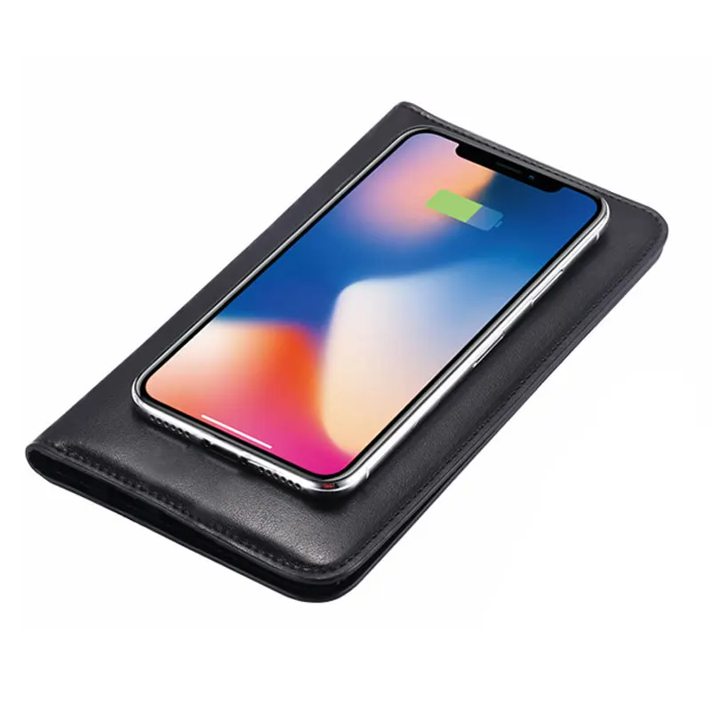 Factory wholesale wallet power bank 10000mah card holder for woman or man,Bestseller multi-color wireless USB charger