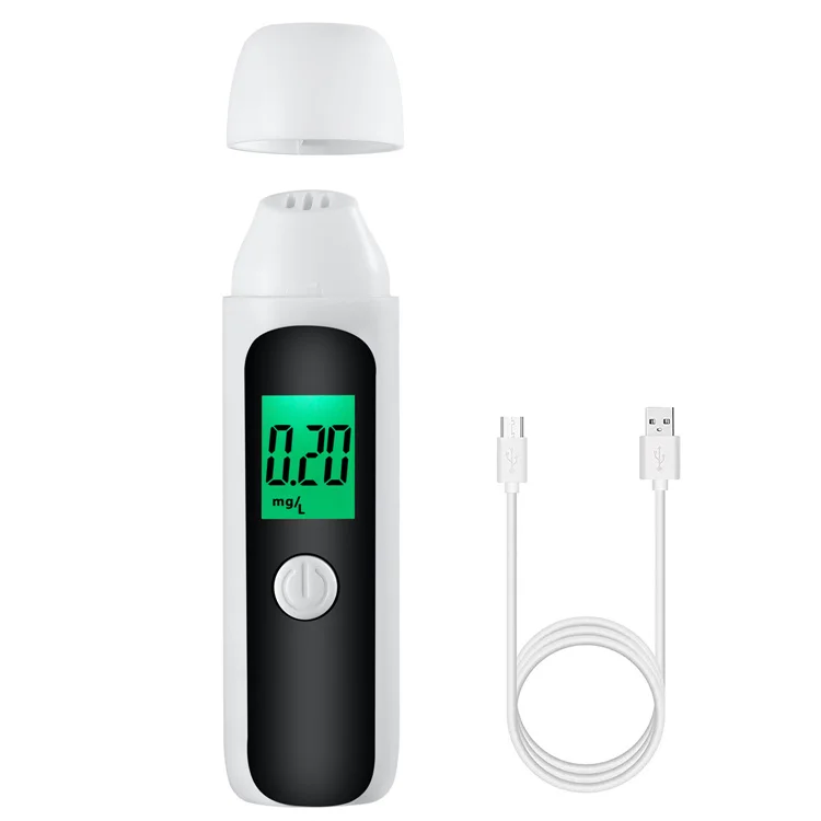 Mini Portable Digital Alcohol Detector Wholesale OEM Semiconductor Contactless Breath Alcohol Tester Price Breathalyzer