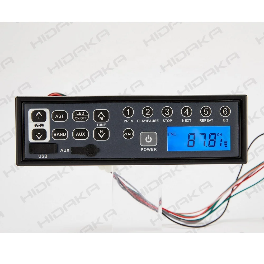 HIDAKA M101 AM FM USB светодиод для Hitachi Kobelco Komatsu Sany экскаватор Тяжелая машина радио 1din Автомагнитола