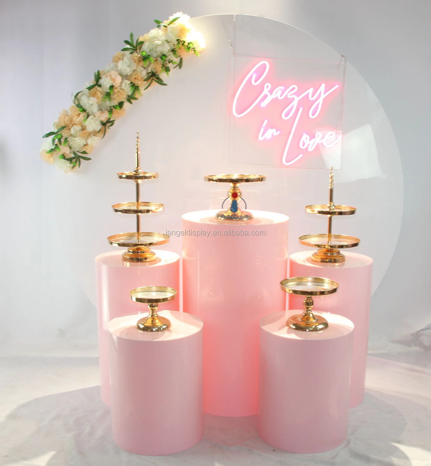 Iangel колонна для торта, свадьбы, колонны на стойке, белая пластина для украшения свадьбы, вечеринки