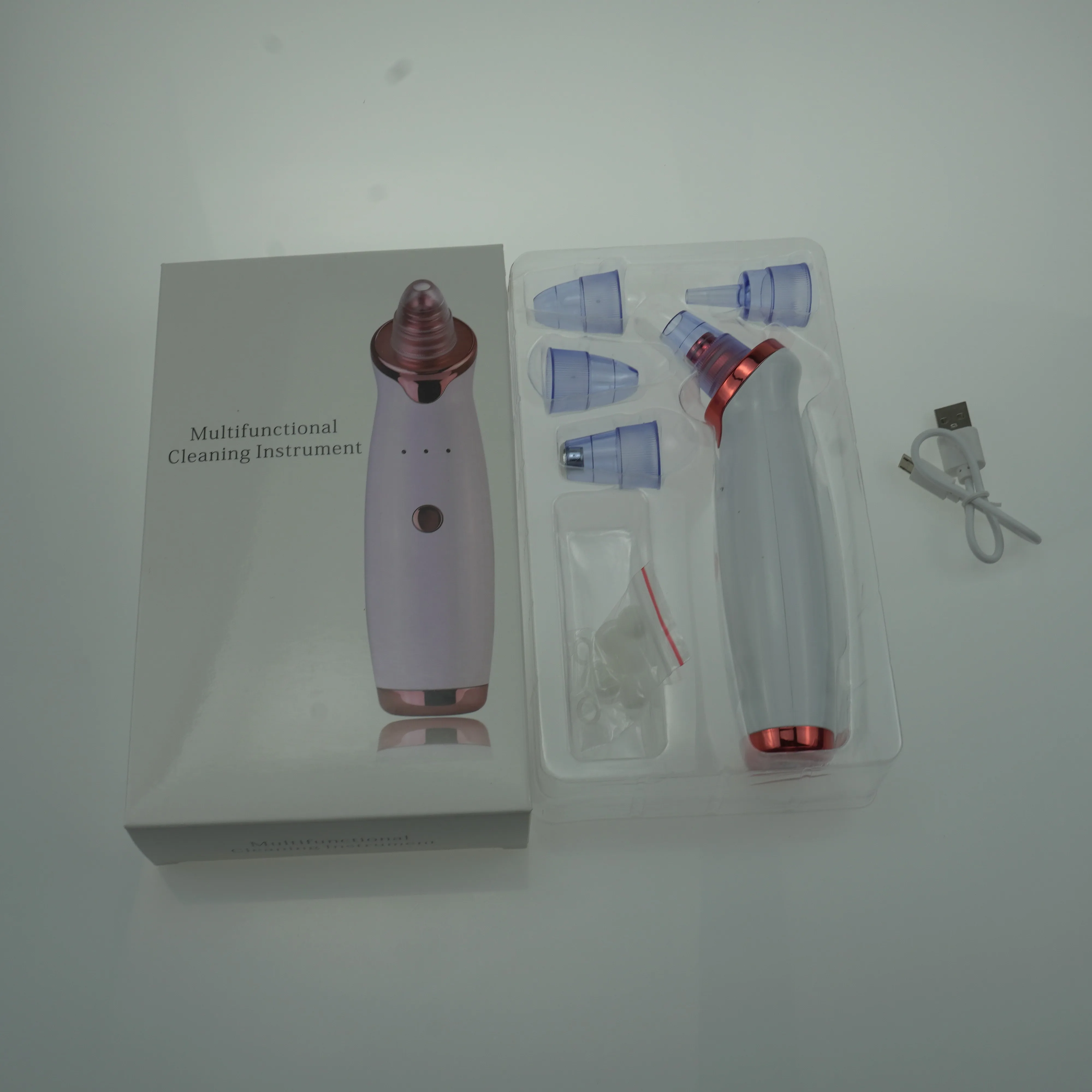 acne  removal electric_facial_pore_cleaner, sonic blackhead remover facial skin cleanser acne vacuum suction pore clean machine