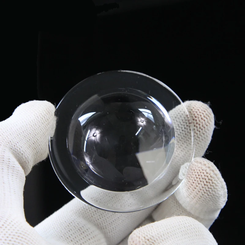 Customization plano Convex glass LED focusing lens