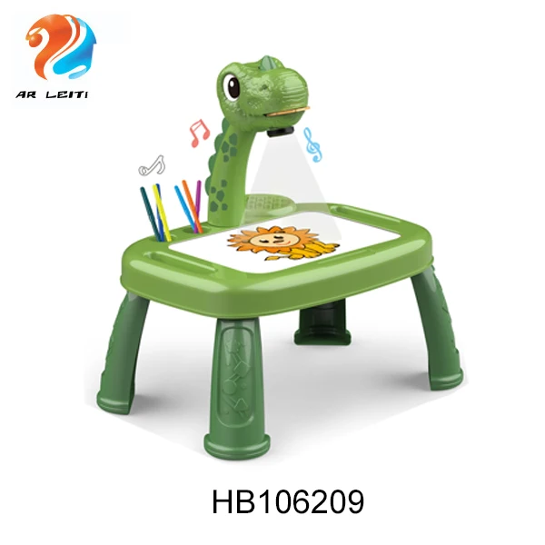 Hot Sale Children Led Projector Art Drawing Table Toys Kids Painting Board Desk Arts Educational Toys
