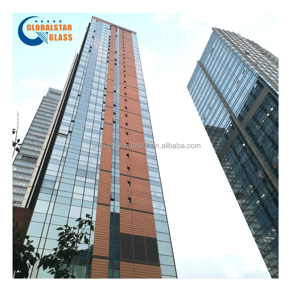 Durable And High Quality Clear Bronze Grey Building Double Glazing Glass