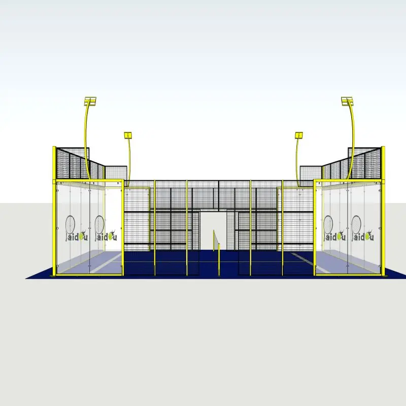 Manufacturer Supplier China Cheap Hot Sale Sport Unique Central Professional Padel Tennis Court