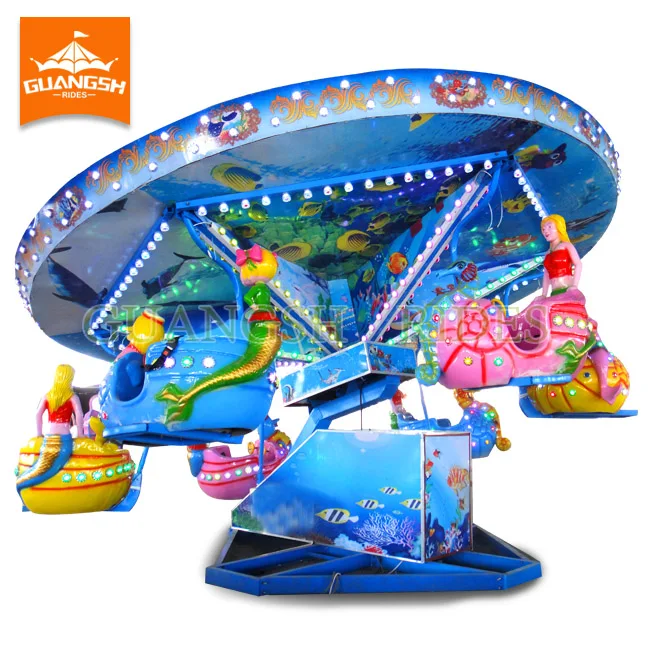 Commercial outdoor fairground rotation carnival  ride swing carousel for sale