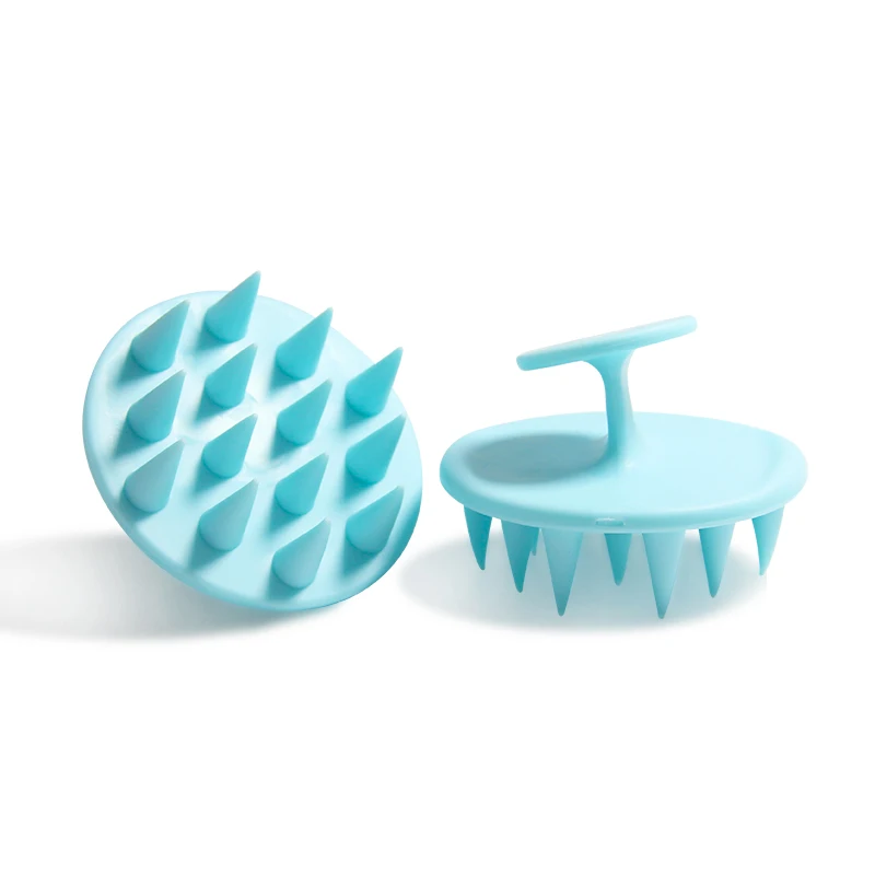 Private logo Hair Scalp Massager Silicone Scalp Hair Massage Shampoo Brush
