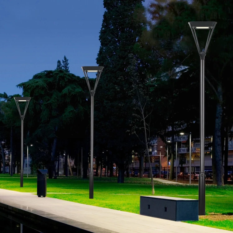 HOMBO Intelligent Self Cleaning Aluminium Alloy Park Light Ip65 Waterproof 30W 40W 50W 60W 80W LED Garden Lamp