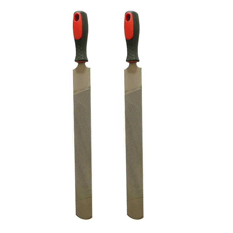 Hand tools carbon steel file horseshoe file with rubber handle