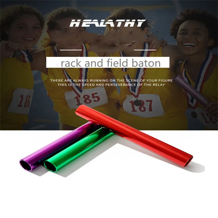 Factory Wholesale High Quality Aluminum Relay Baton Professional Track Field Race Running Relay Baton