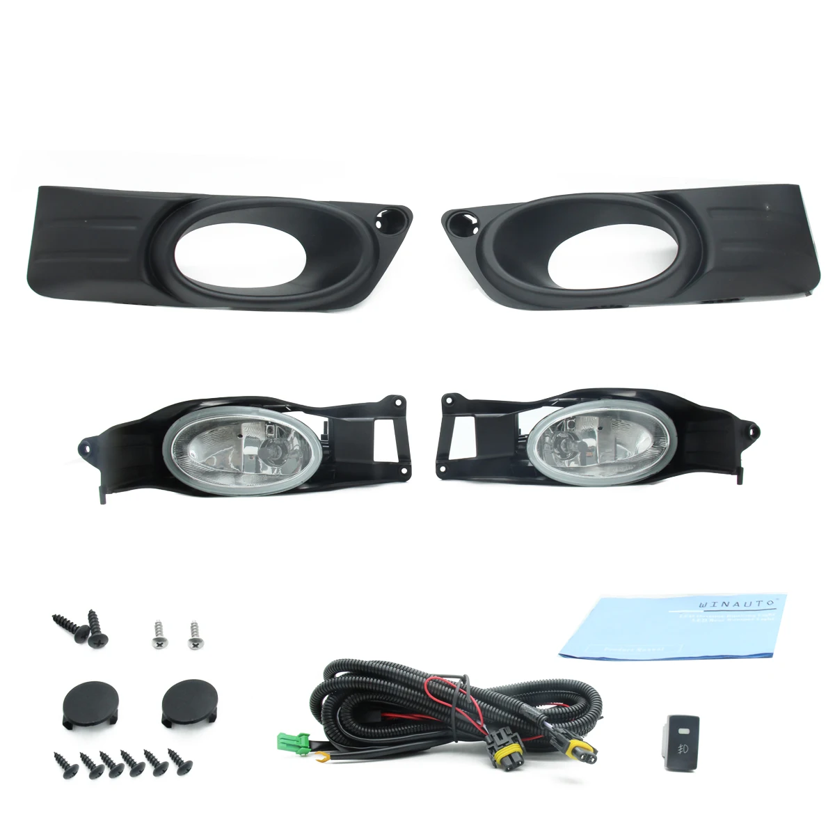 Комплект галогенных противотуманных фар WINAUTO с жгутом проводов для honda Fit шаттл 2011-2016 2012 13 14 15, противотуманные фары
