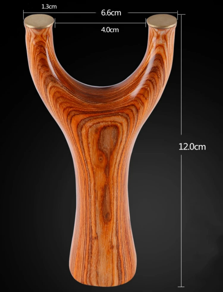 Hot Selling Straight Plate Flying Tiger Sling Shot Powerful Wooden Hunting Slingshot