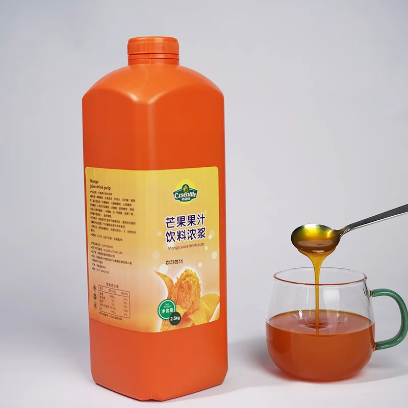 Czseattle Mango fruit juice syrup fruit juice concentrate fruit flavored drink & beverage for milk tea shop