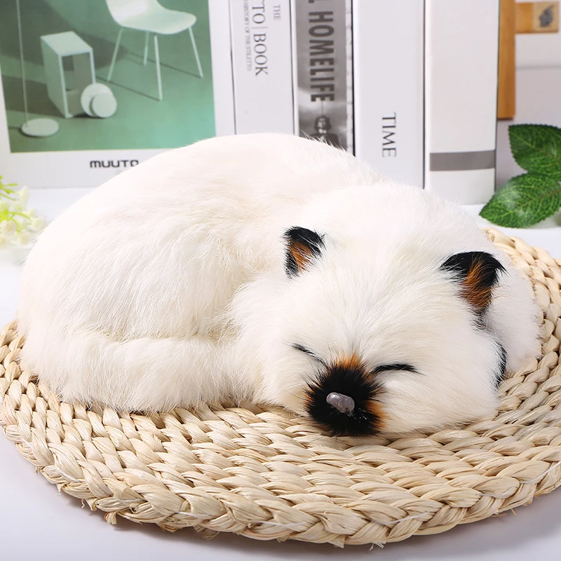 Игрушечный котенок в натуральную величину милые кошки плюшевые спящие рождественские украшения 1 шт./комплект тапочки с медведем унисекс 100 шт.