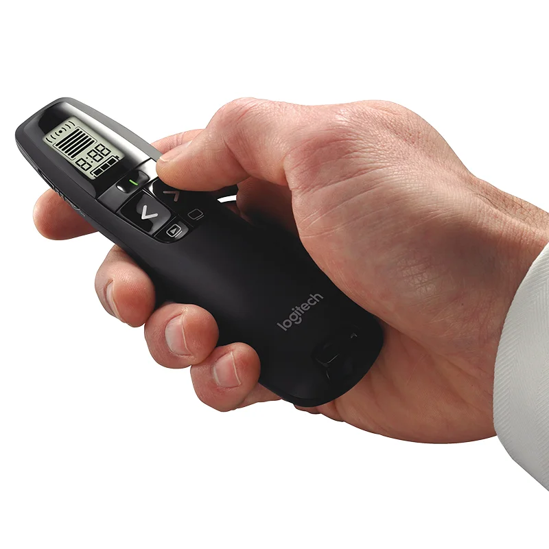 Пульт дистанционного управления Logitech R800 для лазерной презентации с ЖК-дисплеем отслеживания