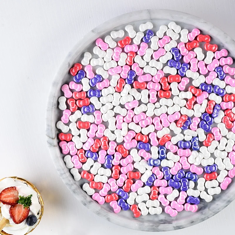 Love Bakery Colorful  Press Candy For Cupcakes Bakery Ingredients Edible Sprinkles Cake Decorations