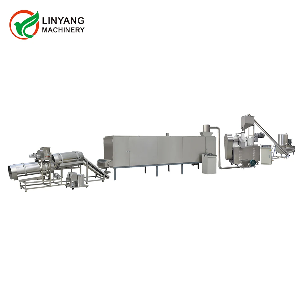 Automatic Nimko Fryer Fried Kurkure Production Machine Pellet Snack Frying Line for sale