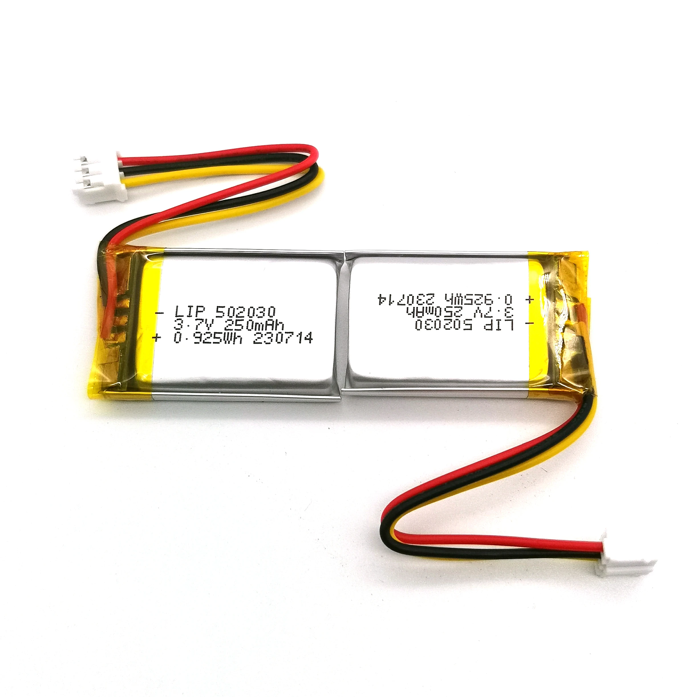 Wholesale  502030 250mah 0.925wh batteries li 3.7v lithium polymer battery for Intelligent Bluetooth speaker