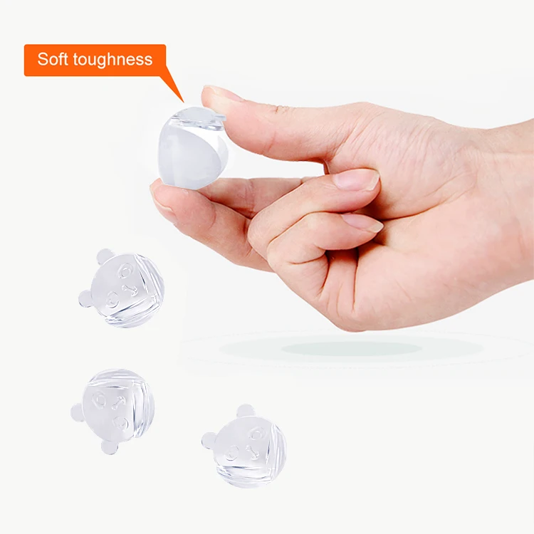 Transparent Round Smile Baby Safty Child Protection Corner Guards for furniture sharp corners
