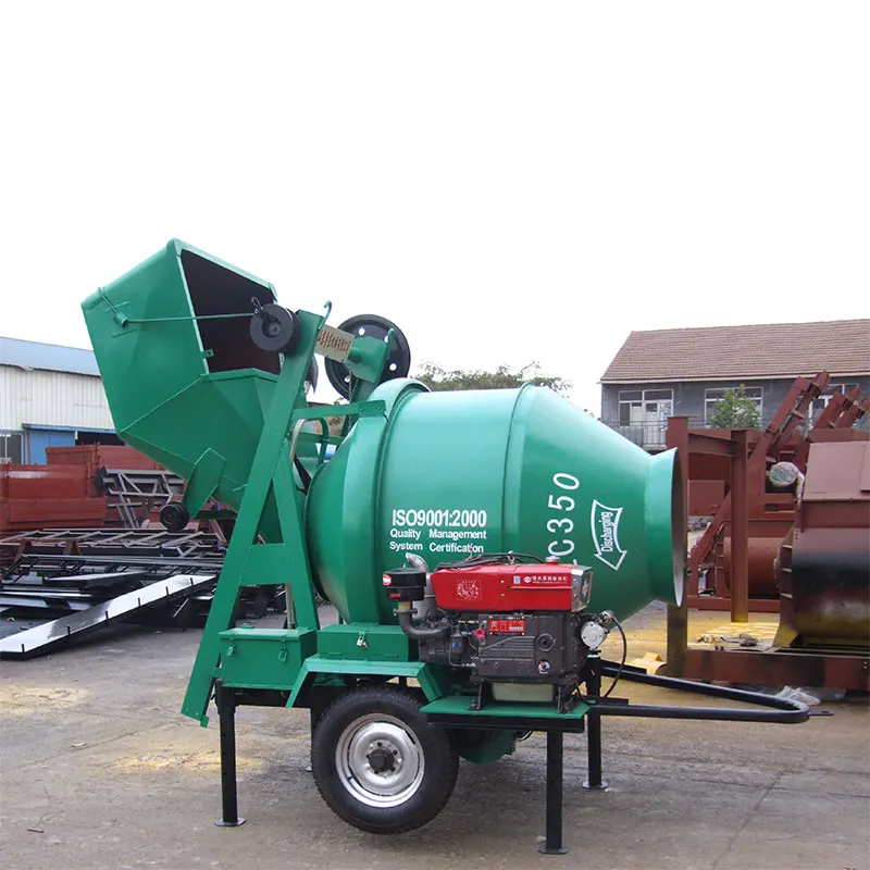 Popular Product Mobile Mini Portable Concrete Cement Mixer 500l 750l 350l Cement Mixer Self Loading Concrete Mixer