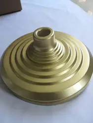 high Quality outdoor Indoor   Gold  Silver Plastic Floor Stand Bases  Flagpole  bracket  gold flag pole base