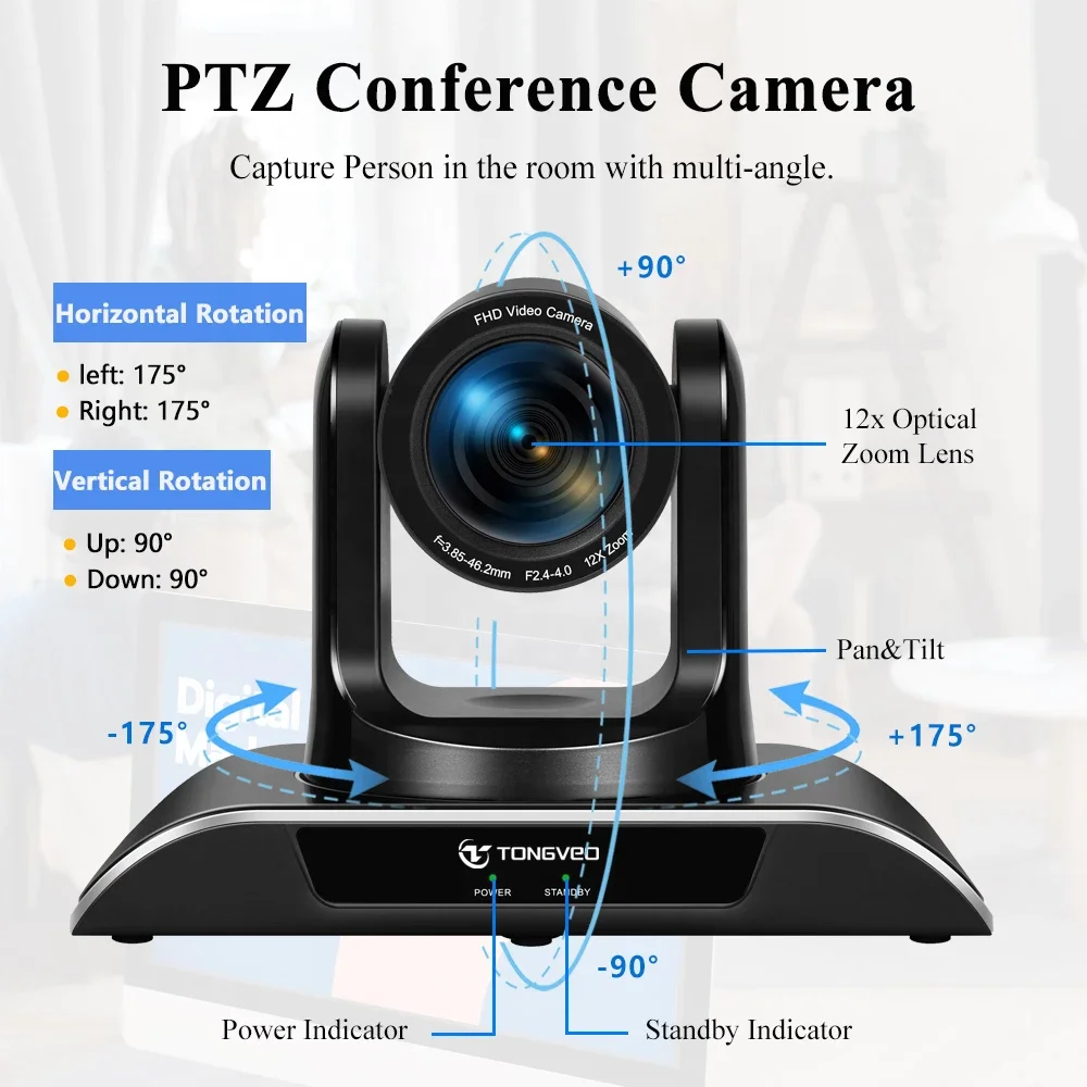 factory price wholesale usb conference camera 3x 10x 12x 30x ptz 20x camera meeting