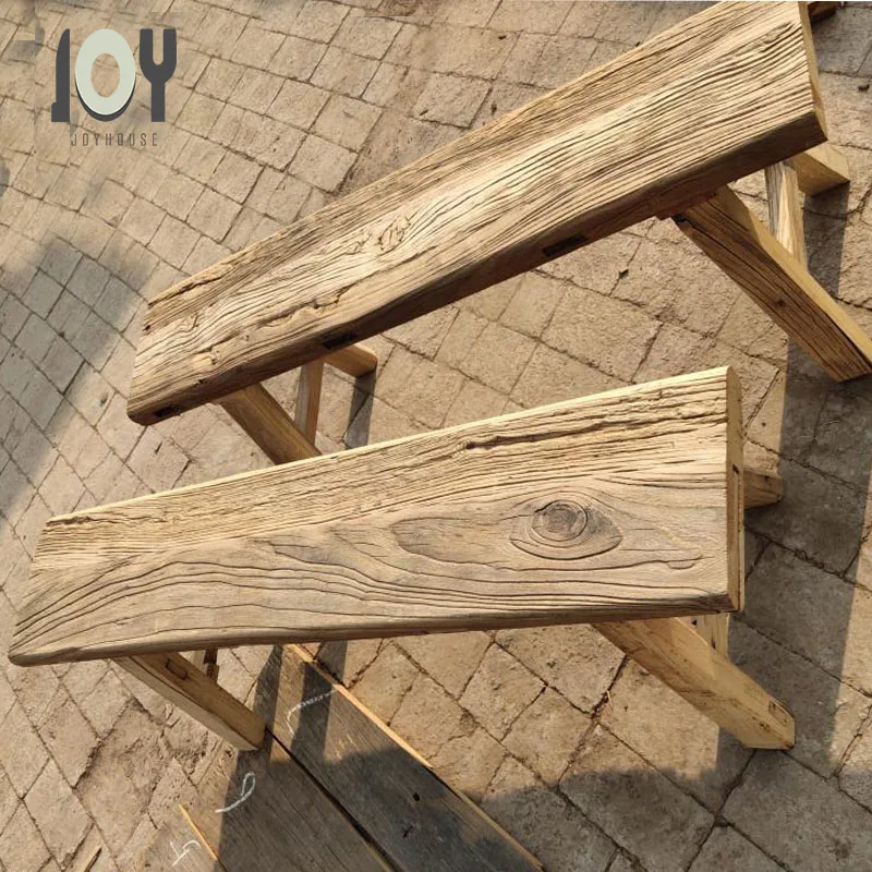 Elm wood recycled reclaimed Chinese antique vintage furniture rustic recycle wood children stool kids stool adult stool