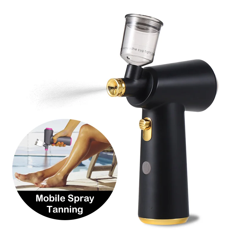 2022 new cordless portable complete mobile spray tanning airbrush