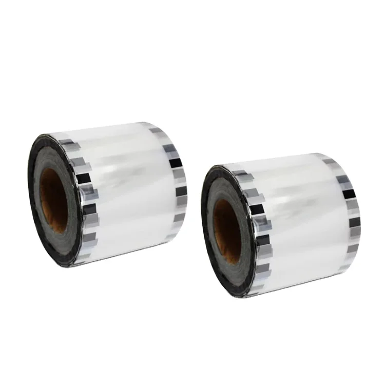 custom design laminating film roll for water /plastic cup sealing roll film for water /plastic cup sealing roll film