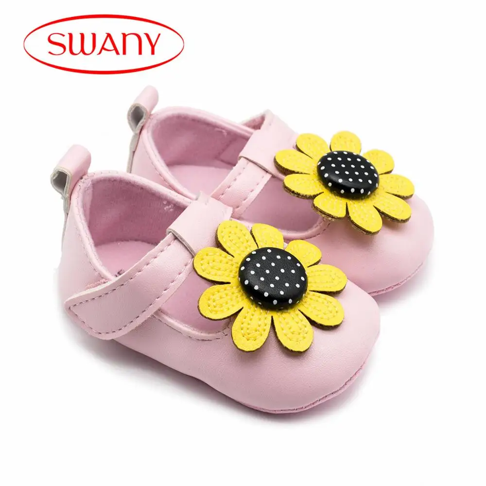 
Sunflower princess Soft Sole Baby Shoes 