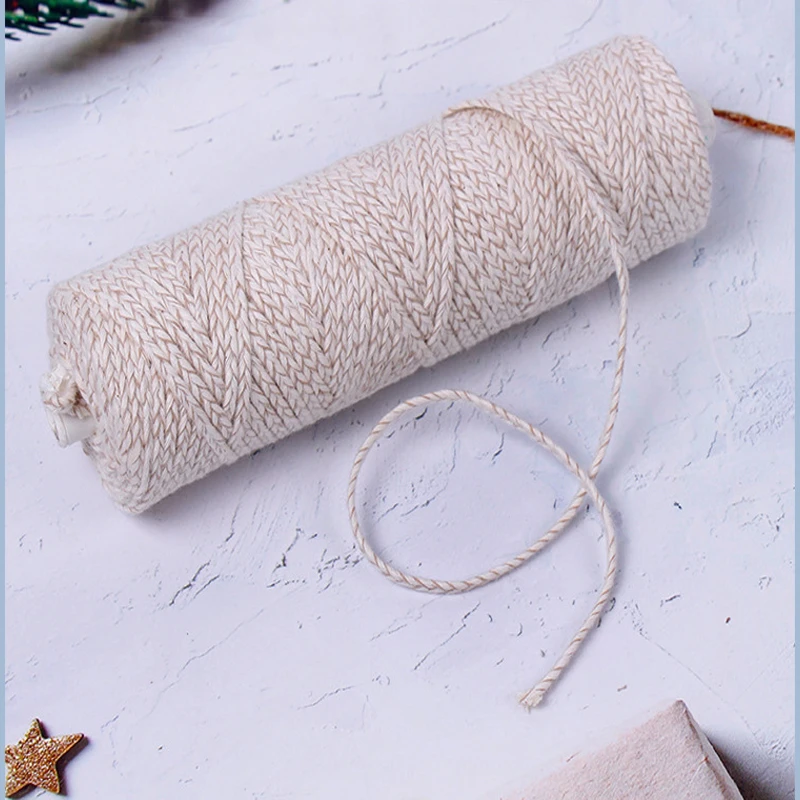 paper interweaved wick roll smokeless 100% natural Eco braided Candle Cotton Wick Roll manufacturer