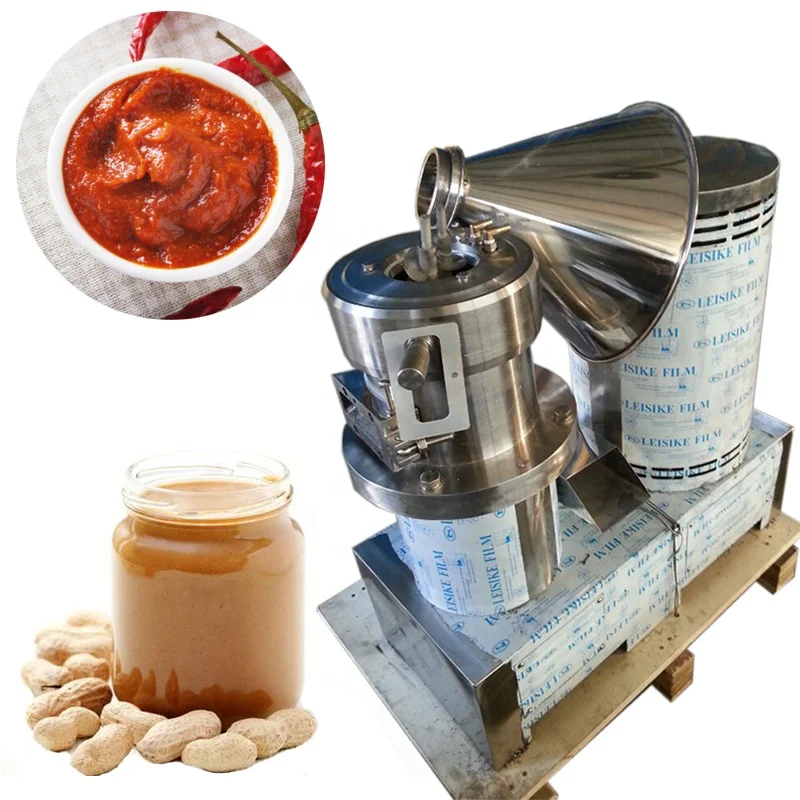Strawberry Jam Maker Colloid Mill For Mayonnaise Peanut Butter Making Machine