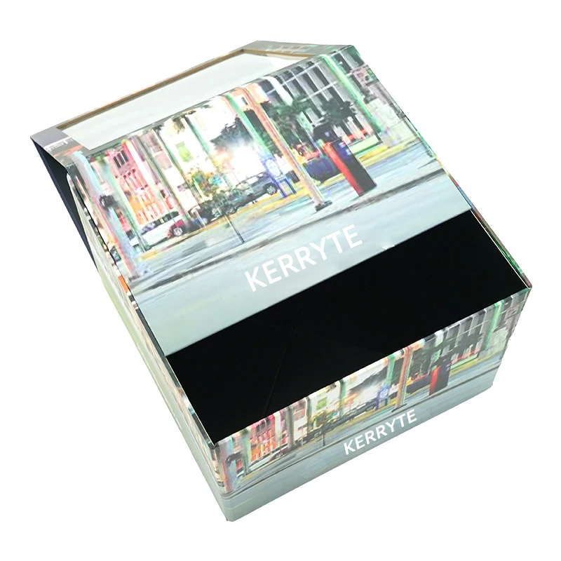 Custom Logo Snapcap Foldable Gift Boxes Hat Paper Packaging Gift Box Baseball Cap Gift Box With Clear Window