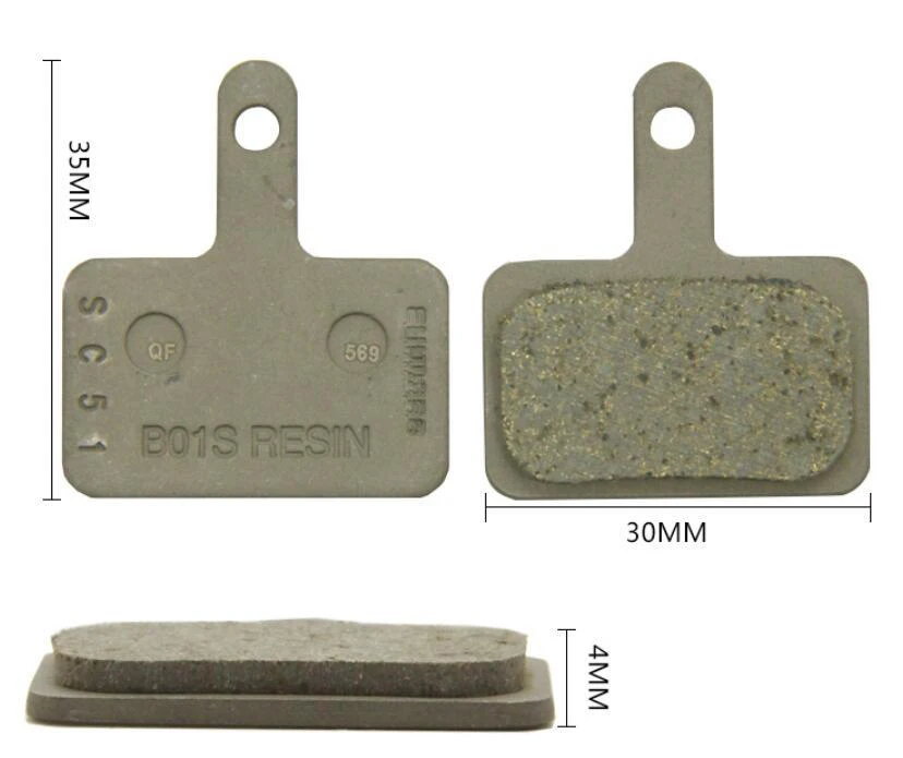 Mountain Bike B01S  G01S Resin Pad Cycle Disc Brake Pad Semi Metal Resin Bicycle Hydraulic Disc Brake Pads