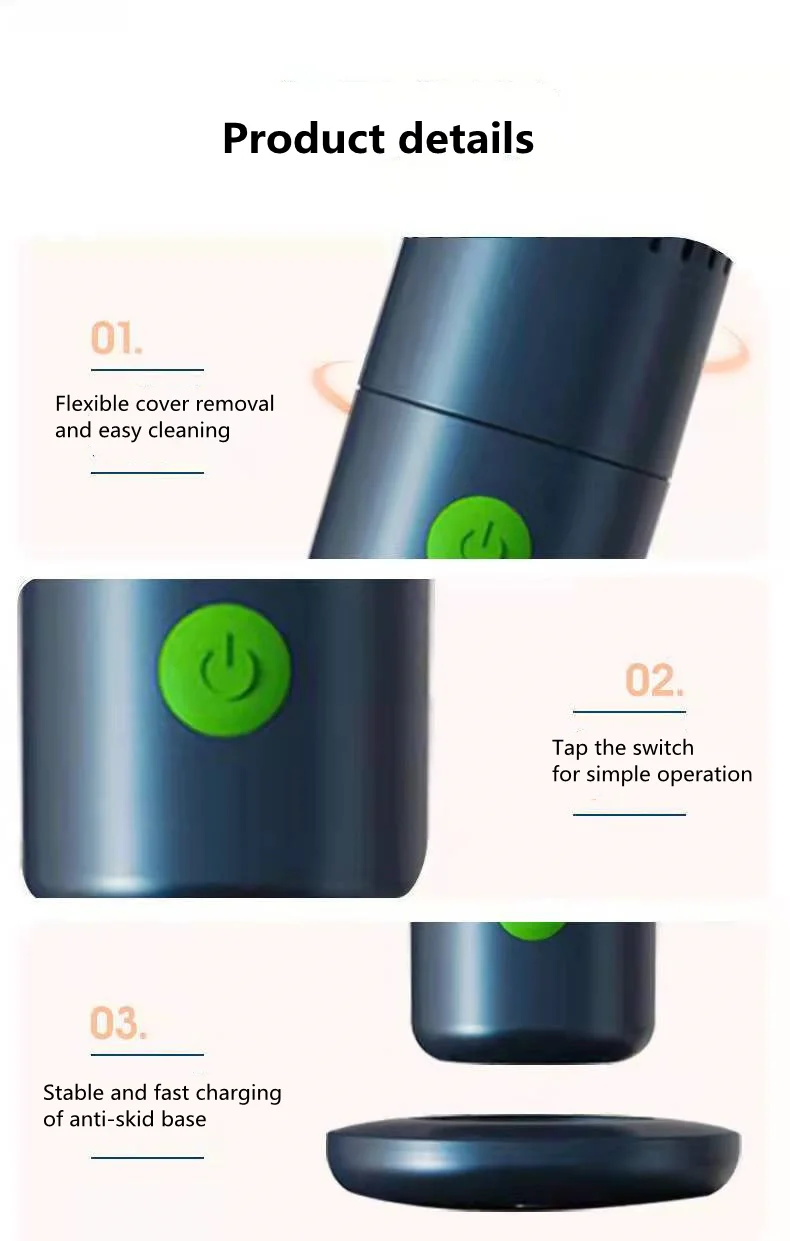 Small Kitchen Appliances Multi Function Mini Food Fruit Cleaning Washer Vegetable Capsule Purifier