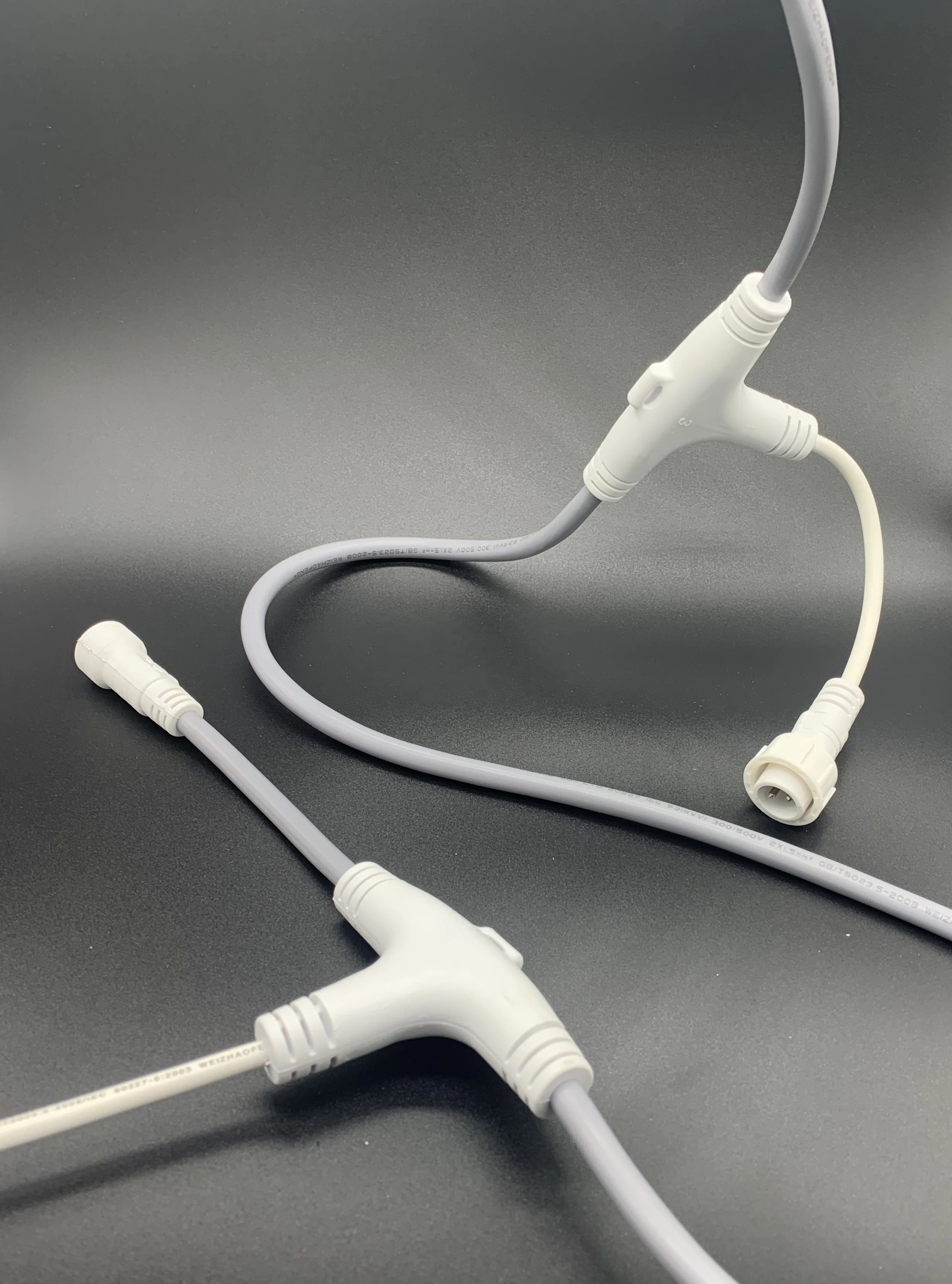 T shape connect cable or wire for poultry lighting