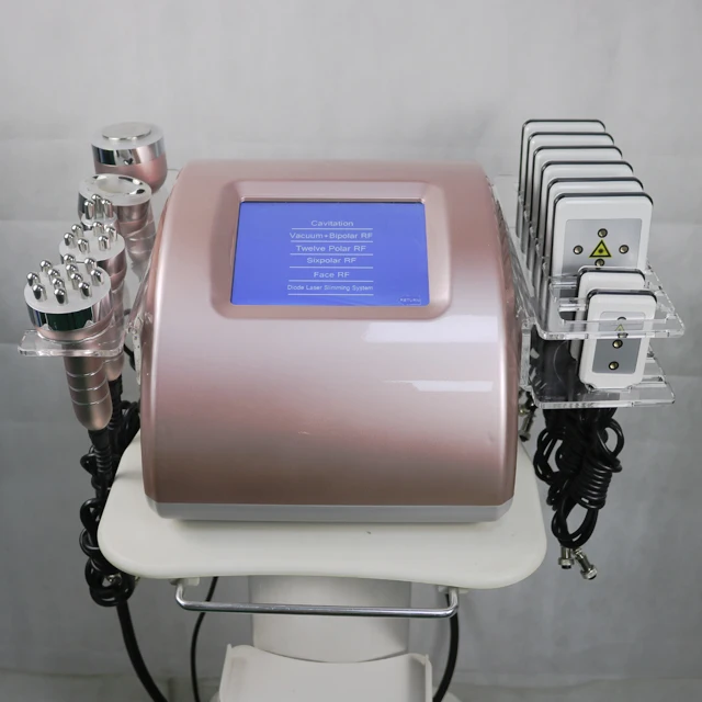 2022 Hottest cavitation rf lipolaser  6 in 1 lipolaser cavitation rf slimming beauty equipment