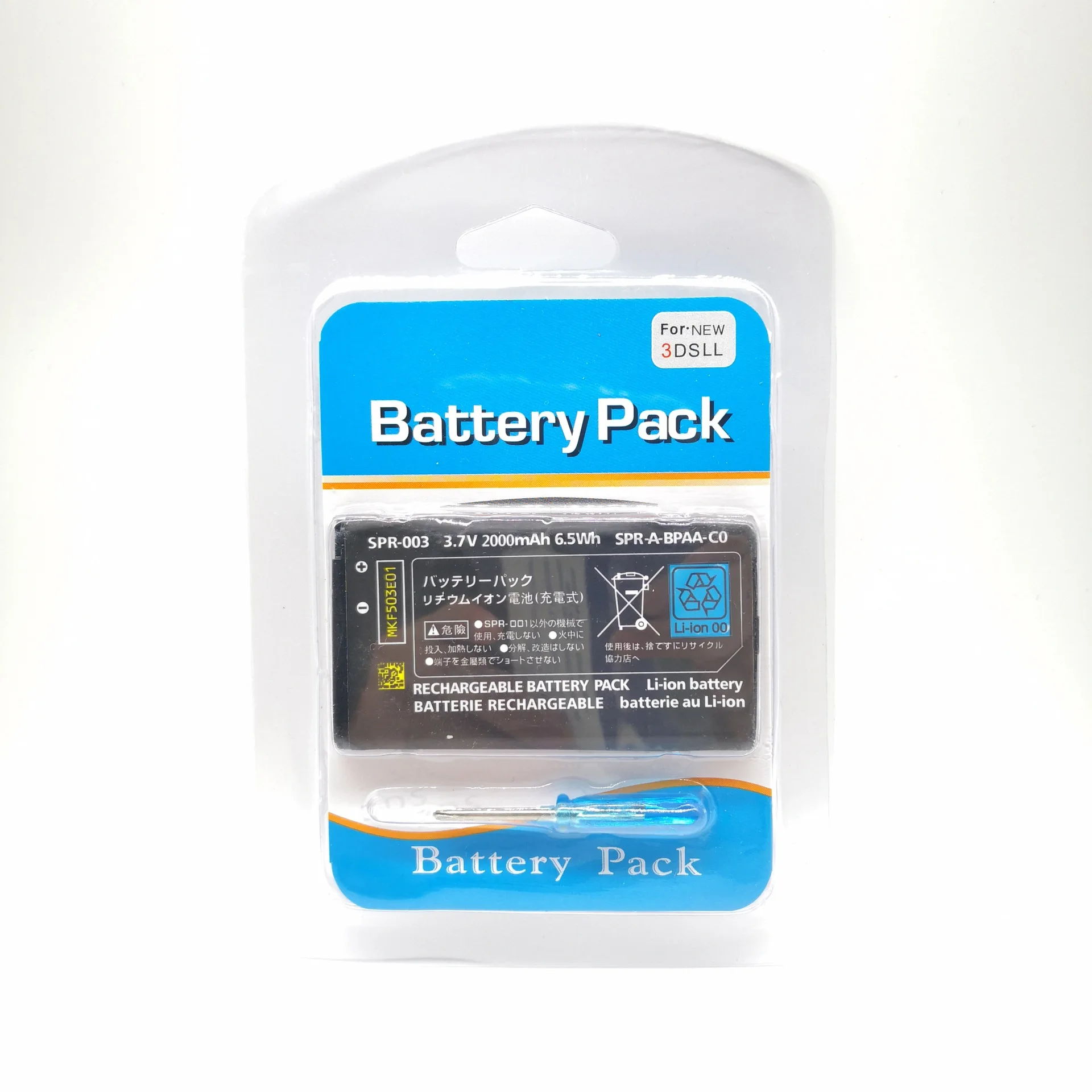 Replacement Battery Pack For nintendo 3ds xl battery SPR-003 SPR-001 2000mAh 3.7v  OEM Original Genuine new 3ds xl battery