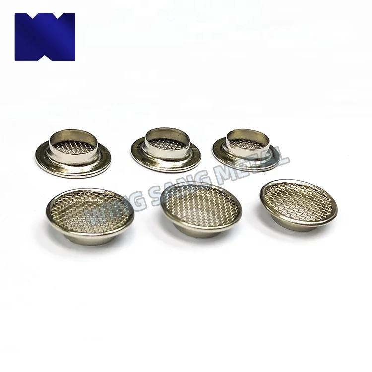 Custom Wholesale Durable Rust Free Eyelet Eyelets 4mm~40mm Round Shape with mesh Metal Brass Copper Eyelets Grommets