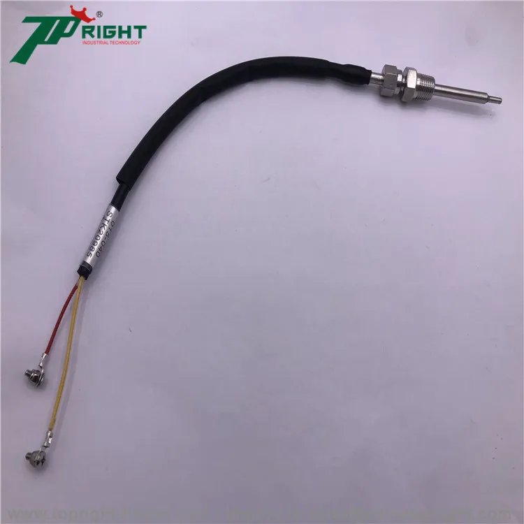 Customized size K type thermocouple temperature sensor in 3*19mm probe and end plug for cars