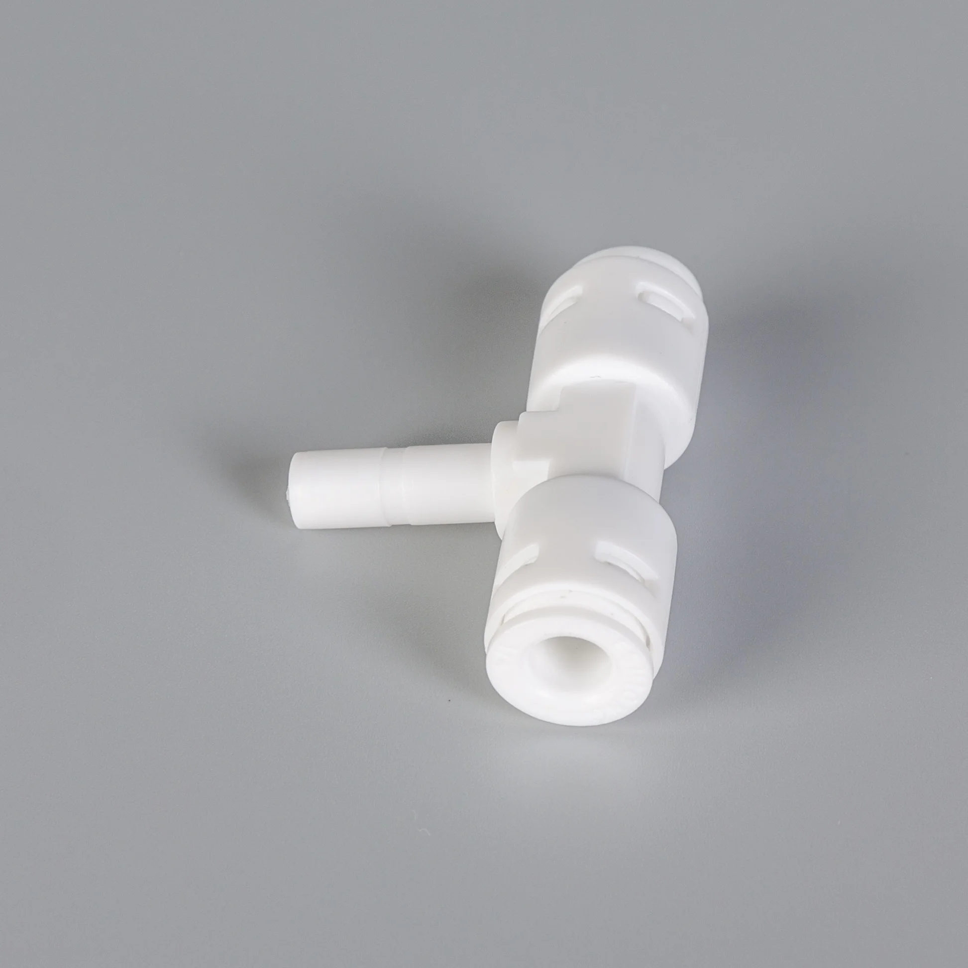 Wholesale 1/4 inch POM  pipe fitting for RO water filter System Push Fit Branch  stem tee Quick Connector Fittings