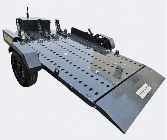 ATV trailer ATV dump tilt trailr ATV tow tool behind trailer