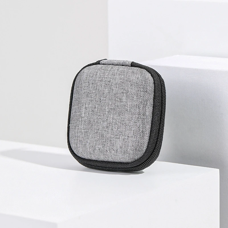 Digital Storage Bag Portable Data Cable Storage Box Solid Color Charger Power Cord Hard Disk Protective Case