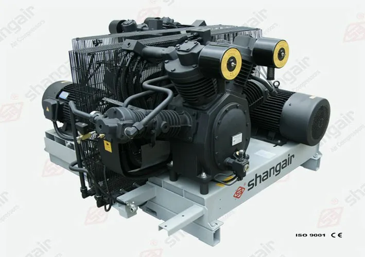 High Pressure Piston Air Compressor 30KW 2.4Cbm/min 30Bar