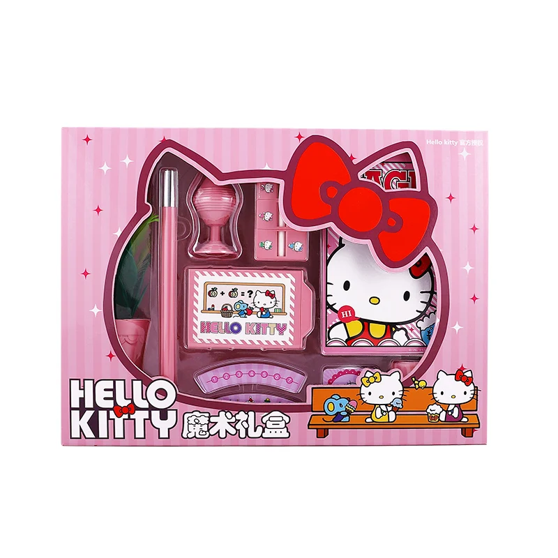New Debut hello kitty magic kit Tricks Easy To Do magic trick toys,best gift for children,kid stage performance toys