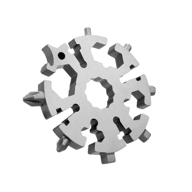 Stainless Steel 20-in-1 Multi-tool key chain poket Screwdriver Edc Bike Tool