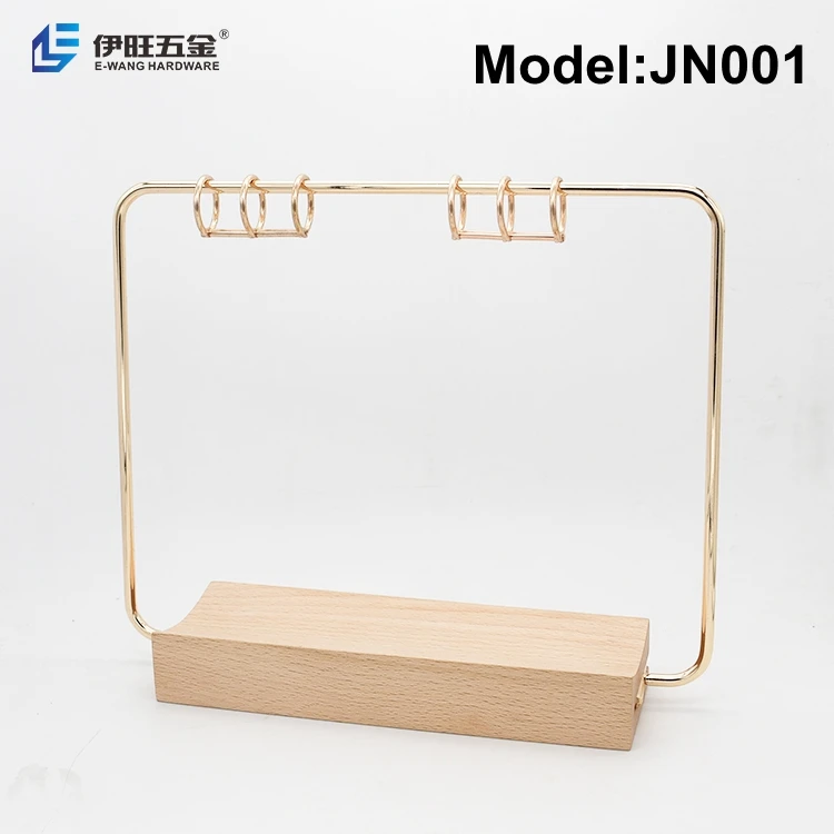 YIWANG Wholesale DIY Daily Custom Wood Base Calendar Desk Calendar Shelf