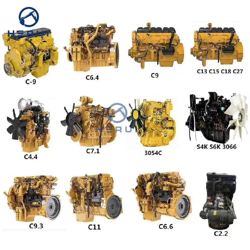 Excavator Engine Assy For Caterpillar CAT 3408 3204 3116 3066 3406 3306 C13 C7 S6k C18 C9 Diesel Engine